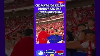 100 NEGARA BEREBUT HAK SIAR TIMNAS CEK FAKTANYA [upl. by Norrag]