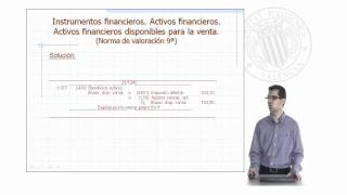 Activos financieros disponibles para la venta   UPV [upl. by Coffey]