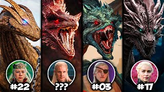 All 31 Dragons amp Their Riders in HOUSE OF THE DRAGON Explained  Game of Thrones Entire Lore [upl. by Richie]