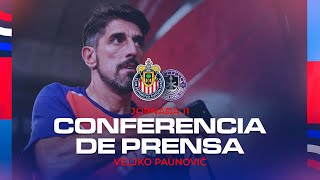 VELJKO PAUNOVIC EN CONFERENCIA DE PRENSA  CHIVAS VS MAZATLÁN FC  APERTURA 2023 [upl. by Soulier]