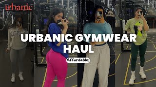 LATEST URBANIC GYM WEAR HAUL  ACTIVE WEAR  AFFORDABLE  TRY ON  REVIEW [upl. by Oluap709]