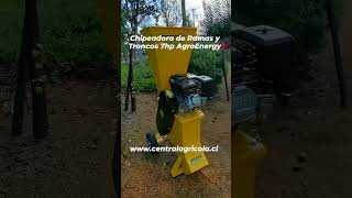 CHIPEADORA DE RAMAS Y TRONCOS BIOTRITURADORA AGROENERGY 7HP wwwcentralagricolacl [upl. by Htrag]