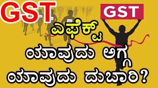 GST Rates 201718  Know What Is Cheaper amp What Is Costlier From July 1st  Oneindia Kannada [upl. by Lamaj]