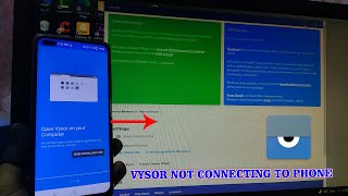 Vysor Not Connecting To Phone  Vysor Android To Pc Not Working [upl. by Joash241]