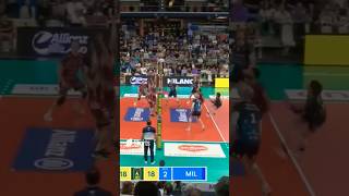 Ishikawa in 5th set vs Perugia🔥 Milano vs Perugia Semifinals volleyball バレーボール 石川祐希 Yuki Ishikawa [upl. by Farnham]