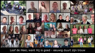 GKV Ridderkerk zingt Ps 136 Lied van aanbidding [upl. by Nojed]