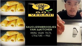 Vegan Saucijzenbroodjes van 24Kitchen 😋 [upl. by Constancia298]