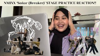 NMIXX엔믹스 ‘Soñar Breaker’ Stage Practice REACTION DUA RIUS GILA KEREN BANGET WOI😭 [upl. by Alahs]