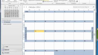 Öffentlicher iCal Google Kalender in Outlook 2010 abonnieren  synchronisieren  sync [upl. by Ahsocin]