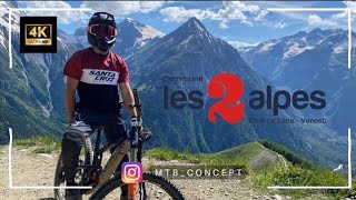 VTT BIKE PARK 🔴SUPER VENOSC LES 2ALPES [upl. by Yanttirb501]