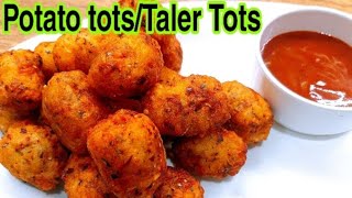 Potato tots Tater Totsevening Snacks Crispy Aloo recipe by Mehnaz kitchen [upl. by Alvina]