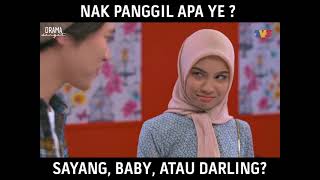 Nak Panggil Apa Ye Sayang Baby Atau Darling  Kebaya kasut Kanvas [upl. by Nho]