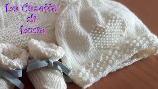 Cappellino Neonato Trilli ai Ferri [upl. by Gwennie]