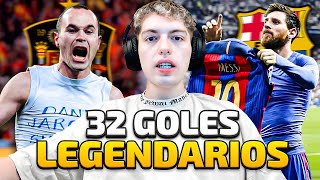 32 GOLES LEGENDARIOS EN LA HISTORIA DEL FUTBOL  LO NUNCA VISTO [upl. by Nerrak]