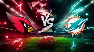 34 Arizona Cardinals Vs 33 Miami Dolphins Week 8 [upl. by Anirtep787]