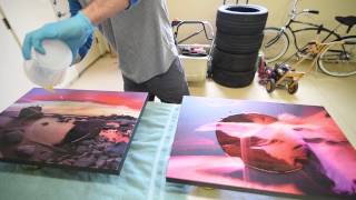 ArtResin  How to artresin your Artwork amp Photography epoxy resin clear coat [upl. by Adnor90]