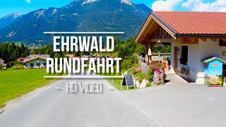 Autofahrt durch Ehrwald Österreich HD Video [upl. by Vorster]