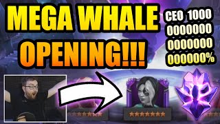 SUMMER SALE MEGA WHALE CRYSTAL OPENING 25x 6 Star amp 2x 7 Star  Marvel Contest of Champions [upl. by Avrenim818]