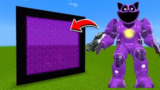 How to Make A Portal To The Robot Catnap Dimension in Minecraft [upl. by Slrahc]