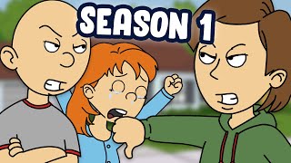 Classic Caillou And Rosie Gets Grounded Season 1 [upl. by Guenevere]