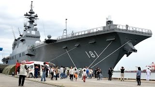 Submarine killer Japans Navy Hyugaclass Helicopter Carrier DDH181 JS Hyuga JMSDF SH60K F35B [upl. by Let]