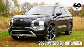 2023 Mitsubishi Outlander Review  Mitsubishis 3Row SUV [upl. by Racso]