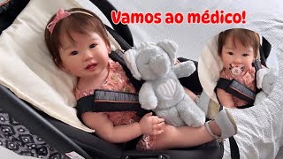 ROTINA DIA DE MÉDICO COM A BEBÊ REBORN CAROL [upl. by Torbart]