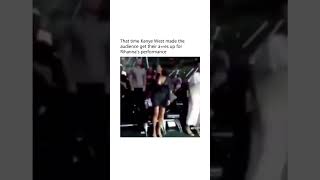 That time Kanye West made the audience stand up for Rihanna’s performance😭 kanyewest rihanna [upl. by Isaac]