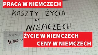 Zarobki w Niemczech życie w Niemczech koszty w Niemczech 2023  2024 [upl. by Aicinod]