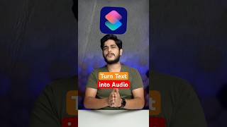 Best Shortcut Text to Audio iphone ipad apple siri [upl. by Enytsirhc]