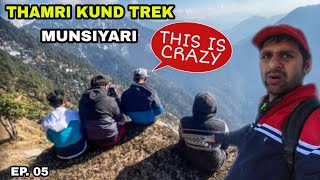 KHATRON KE KHILADI 😱 Thamri Kund Trek In Winters  Uttarakhand Munsiyari Ride Ep 05  DREAM CHASER [upl. by Curren]