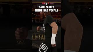 If Sami Zayns Theme Had Vocals  WWE Theme ParodyCover wwe wweshorts samizayn wweraw [upl. by Ahcsat]