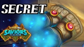 Saviors of Uldum Secret Board Interaction Foot  Toe Keyboard Hearthstone [upl. by Nylsej]