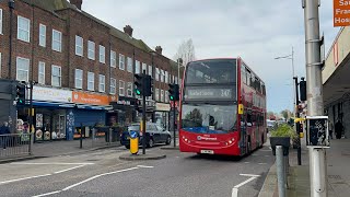 London Buses on Barkingside High Street6424 [upl. by Akinimod]