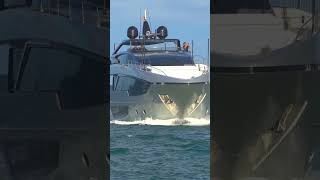 Riva superyacht entry at Haulover inlet [upl. by Saucy]