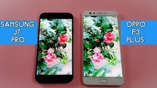 Samsung J7 Pro vs Oppo F3 Plus Screen Comparison  Mobile Comparison [upl. by Spalding72]