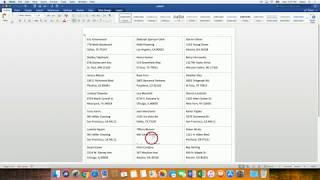 How to do a Mail Merge in Microsoft® Word for Mac® 2016 [upl. by Leverick491]