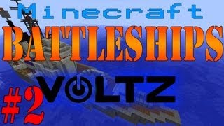 Minecraft Voltz Battleships Part 2  The Sinking Of The [upl. by Nylhsoj358]