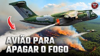 Descubra como o AVIÃO KC390 da FAB é usado para COMBATE A INCÊNDIO no PANTANAL [upl. by Brynn]