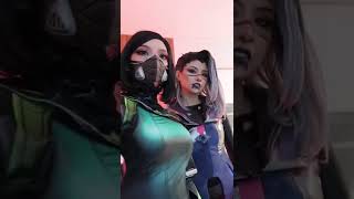 Viper and Fade cosplay by Kitz Cua And Charess  Valorant [upl. by Ecirtra33]