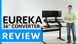 Eureka Ergonomic SitStand Desktop 36” ERKCVPRO36 Review  Rating  Problems [upl. by Varuag539]