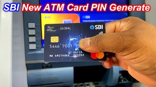 how to generate atm pin sbi  sbi atm pin generation  Sbi new atm card pin generate [upl. by Ahseenyt]