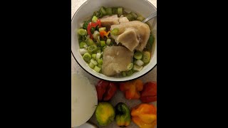 How to make souse spicy cow foot Cooking with the RN [upl. by Danita874]