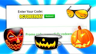 ALL NEW OCTOBER Roblox Promo Codes on ROBLOX 2021  Hidden Roblox Promo Codes 2021 [upl. by Naryt]