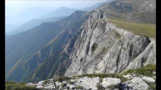 Climbing on Mountain Jakupica  peak Solunska Glava 2540m  Macedonia [upl. by Ahsiela]