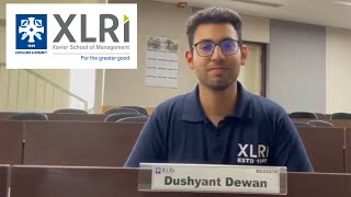 XLRI DelhiNCR  Internship Diaries  Dushyant Dewan  Goldman Sachs [upl. by Drofnelg]