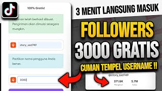 100 FOLLOWERS PER 1 MENIT  Cara Menambah Followers Tiktok Gratis Tanpa Aplikasi [upl. by Ennovad]