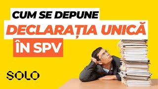 Cum se depune Declarația Unică în Spațiul Privat Virtual SPV [upl. by Worth]