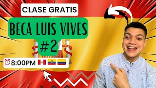 ✅7 pasos para aplicar a la beca Luis Vives 2023 [upl. by Enilatan44]