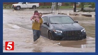 Robertson County in recovery mode after flooding and EF1 Tornado hits [upl. by Sheilah]